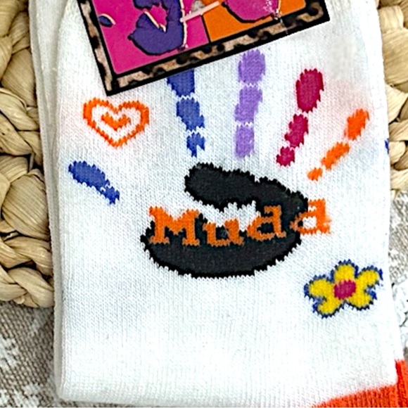 New Vintage Y2K Mudd Socks Women’s Shoe Size 9-11 Retro Vintage Mudd - Picture 5 of 9